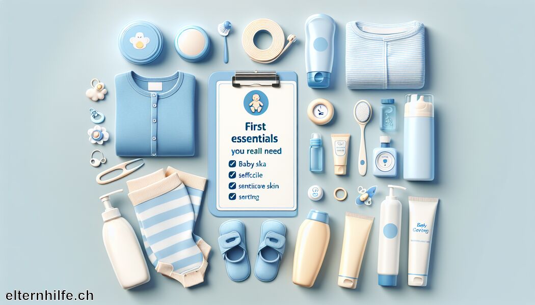 Pflegeprodukte für empfindliche Haut  - Erstausstattung fürs Baby: Was du wirklich brauchst